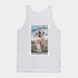 Slovenia Vintage Travel Poster Restored 1900 Tank Top